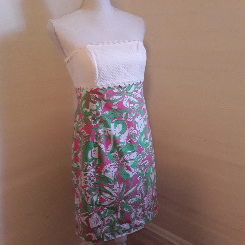 Lilly Pulitzer Strapless Sundress, Size 6, LNC